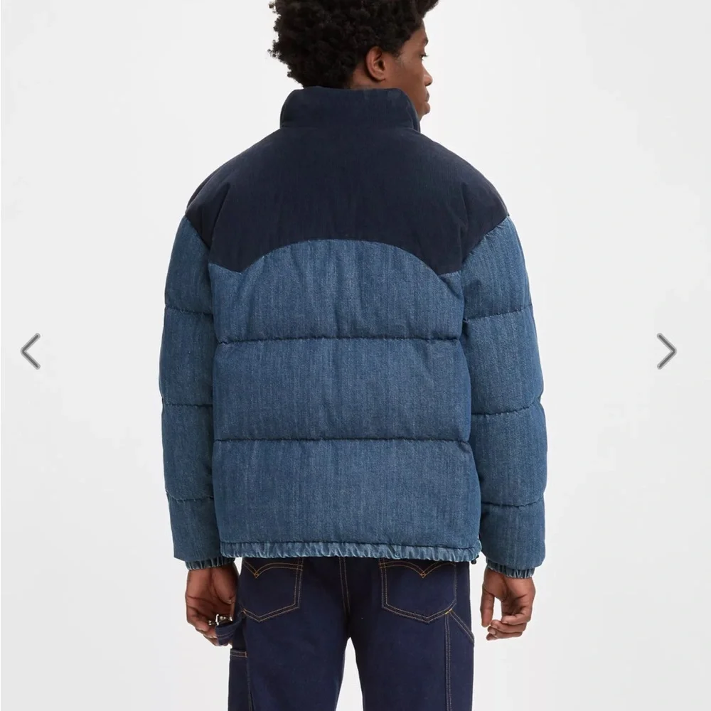 Levi’s Men’s Denim Super Puffer Jacket - Picture 2 of 10